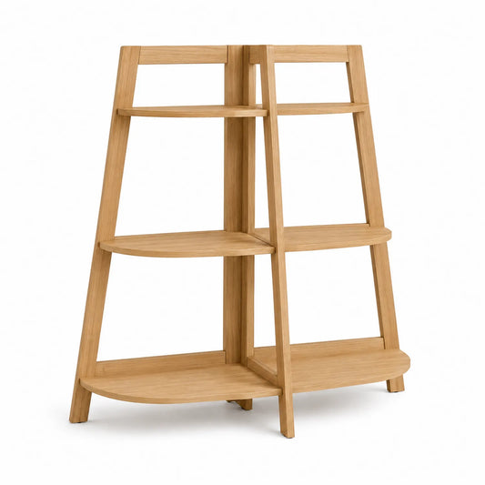 Holzregal 3 Ebenen Natur 90 cm