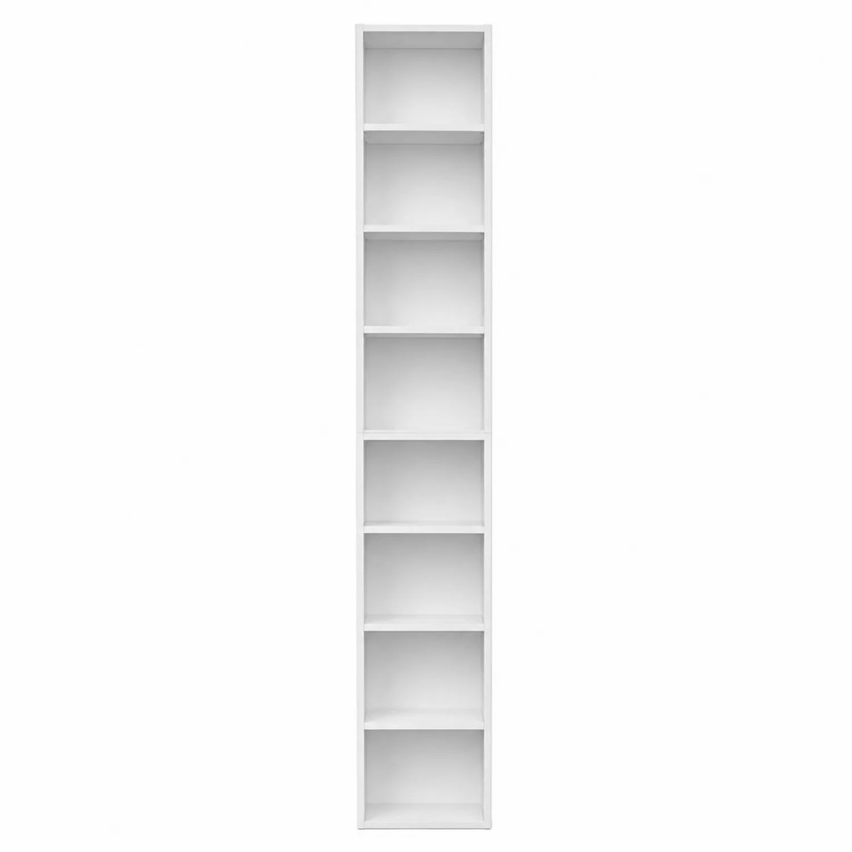 Weißes Bücherregal MDF 190x30x20 cm